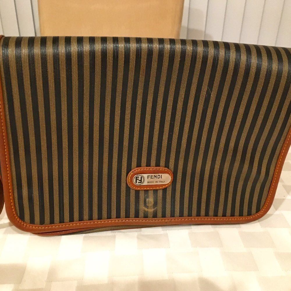 Faux Fendi crossbody handbag